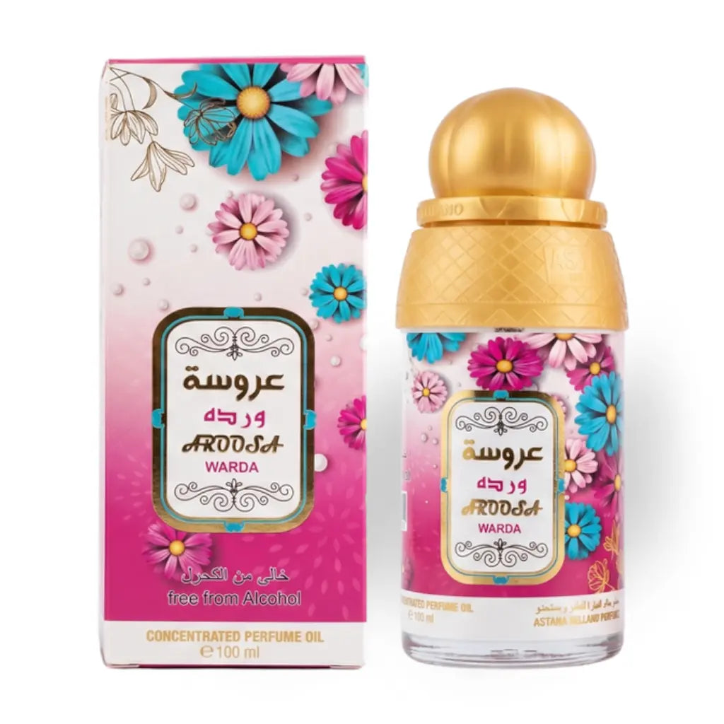 Aroosa Warda Concentrated Perfume Oil (100ml)