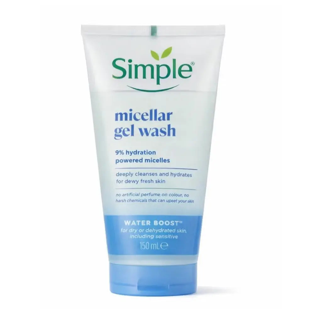 Simple Water Boost Micellar Facial Gel Wash (150ml)
