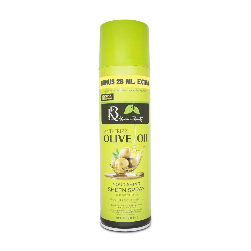 Karibou Beauty Anti-Frizz Olive Oil Nourishing Sheen Spray 500ml