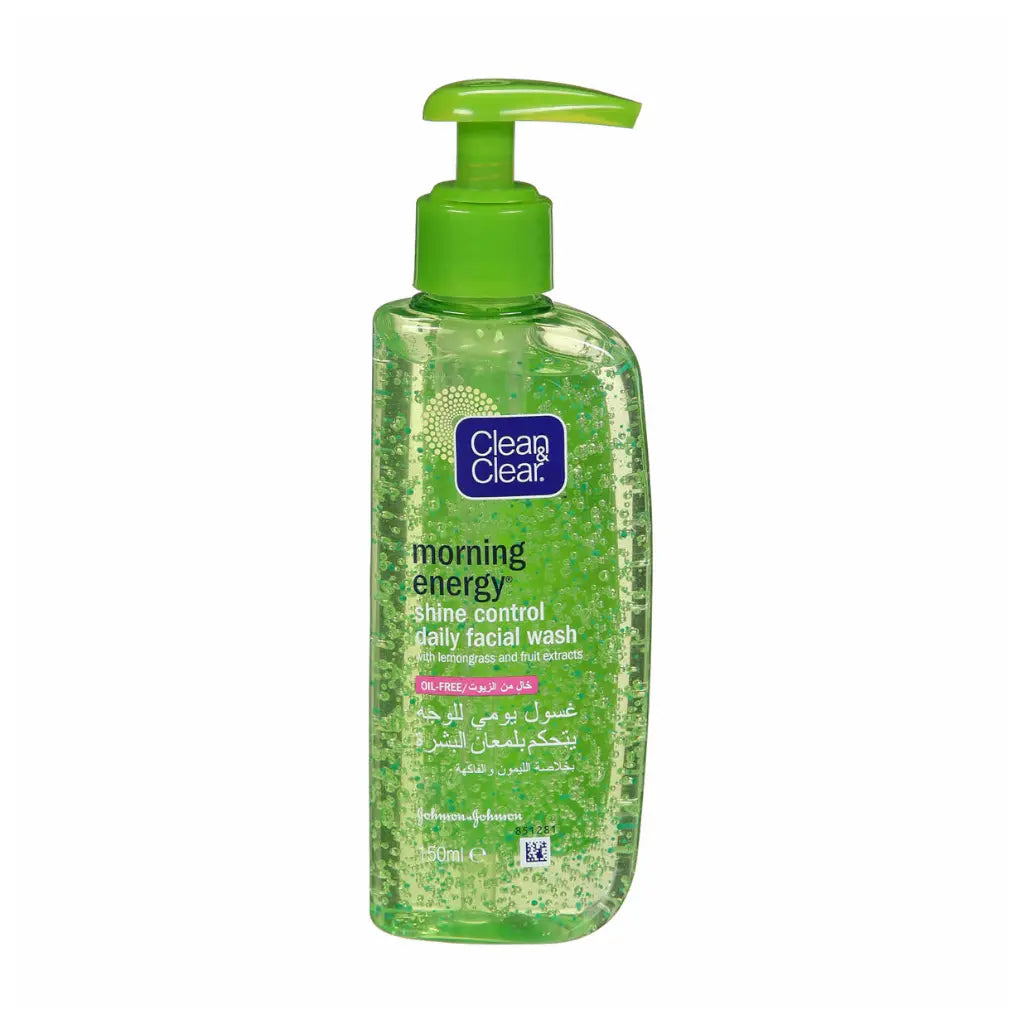 Clean & Clear Morning Energy Shine Control Daily Facial Wash (150ml)